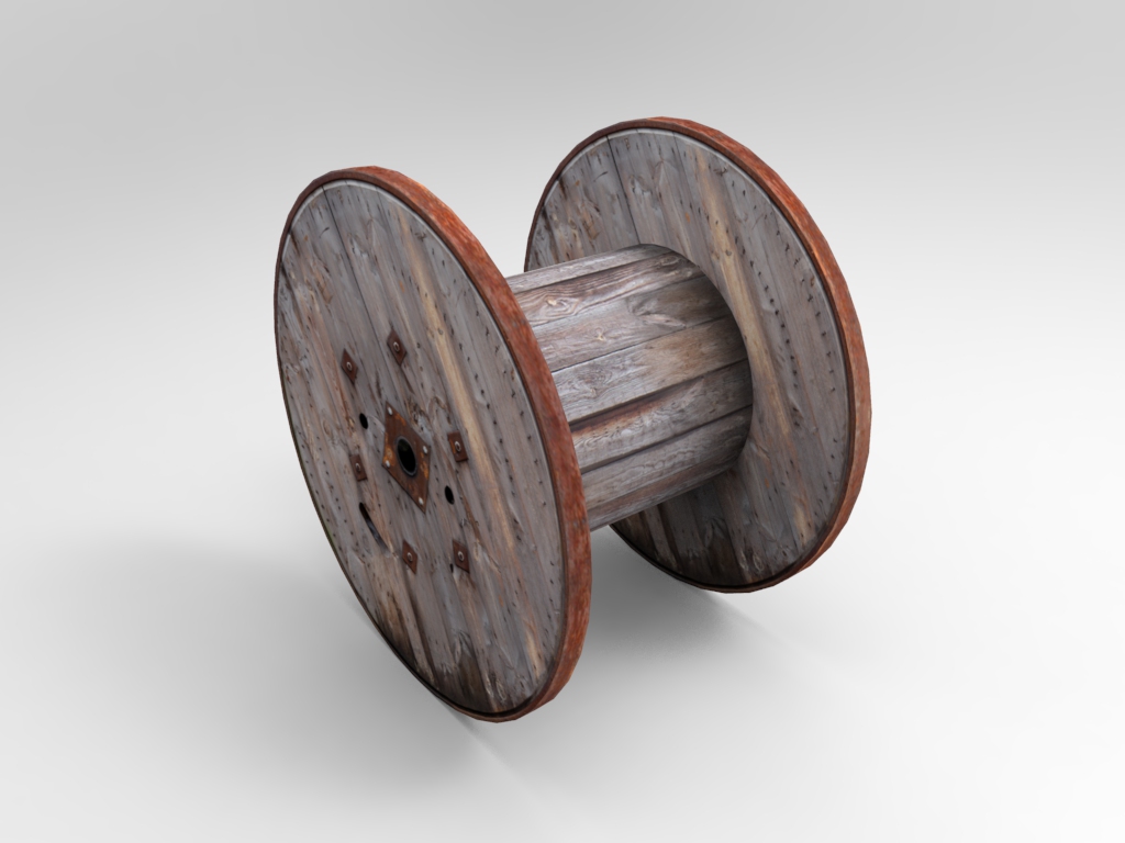 Large Cable Spool 01